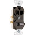 Pass & Seymour 15A Brn Switch/Outlet 691